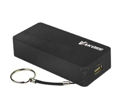 Powerbank Vakoss POWERBANK VAKOSS 5.200 mAh TP-2576K Czarny #
